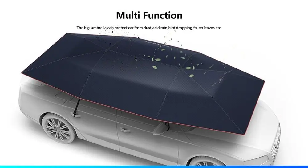 Movable Carport sunclose Folded Portable mobile Protection Umbrella Sunproof Canopy car cover tent