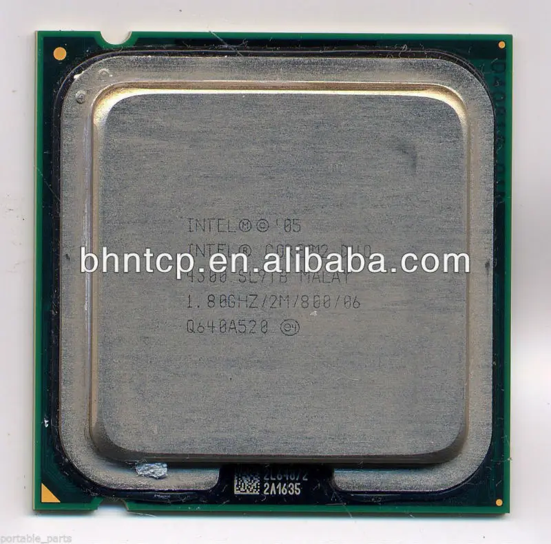 Используется компьютер процессоры вытащить процессоров Intel Core 2 Duo E4300 1.80 ГГц 2 МБ 800 мГц