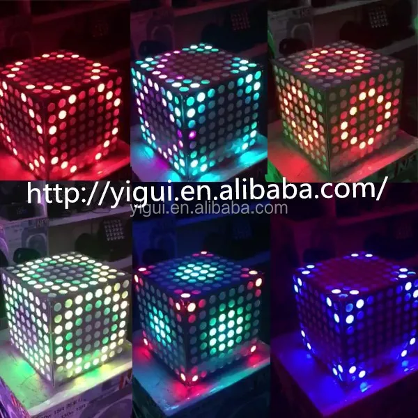 Popular Lighted Dance Floor magic 3D LED cube