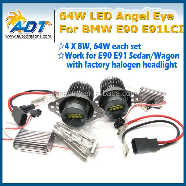 Китай завод 64 Вт США CR LED Angel Eyes Маркер E90LCI led маркер e90