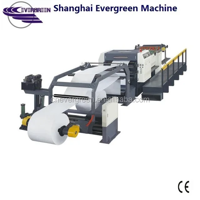 cardboard hydraulic paper cutter sheeting machine, cross paper converter