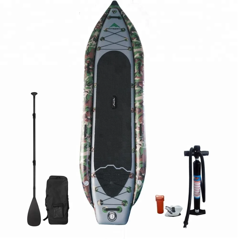 PVC drop stitch  paddle board stand up inflatable fishing board
