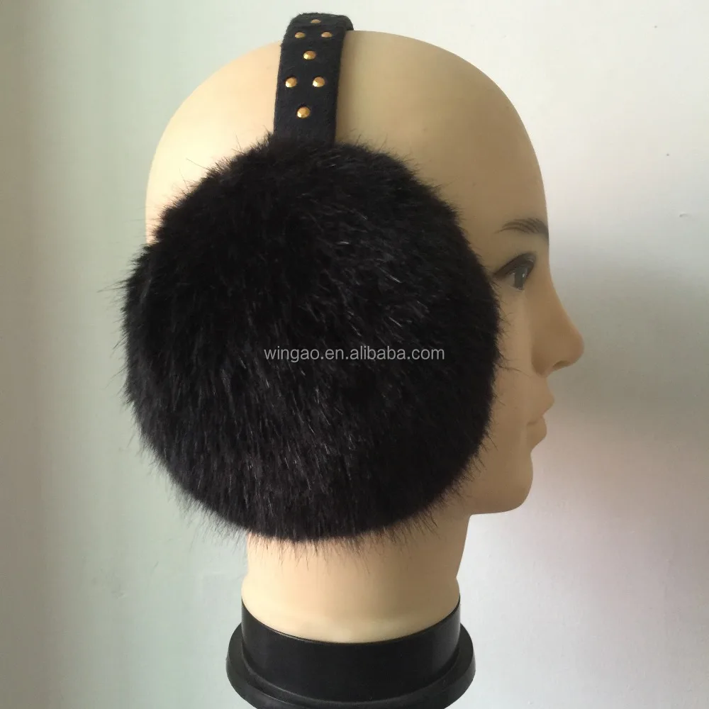 
2016 Winter Big Size Faux Fox Fur Earmuffs Ear Muff Folding Warm Ear Cover Ladies Earmuffs 