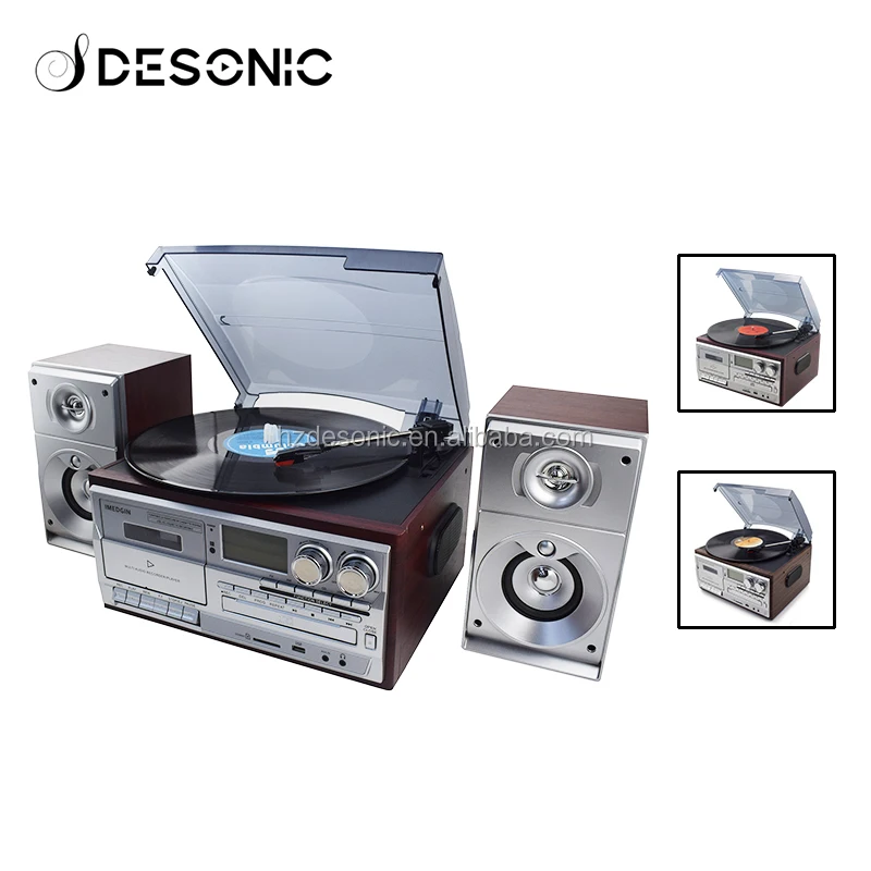 Multiple technics turntable stereo vinyl record player wholesale with exteral speakers