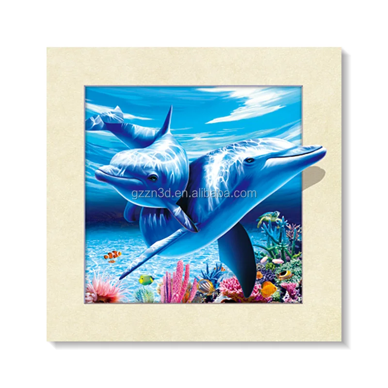 40 X 40 Cm 5D Pictures For Commercial Activities / Lenticular Image Printing