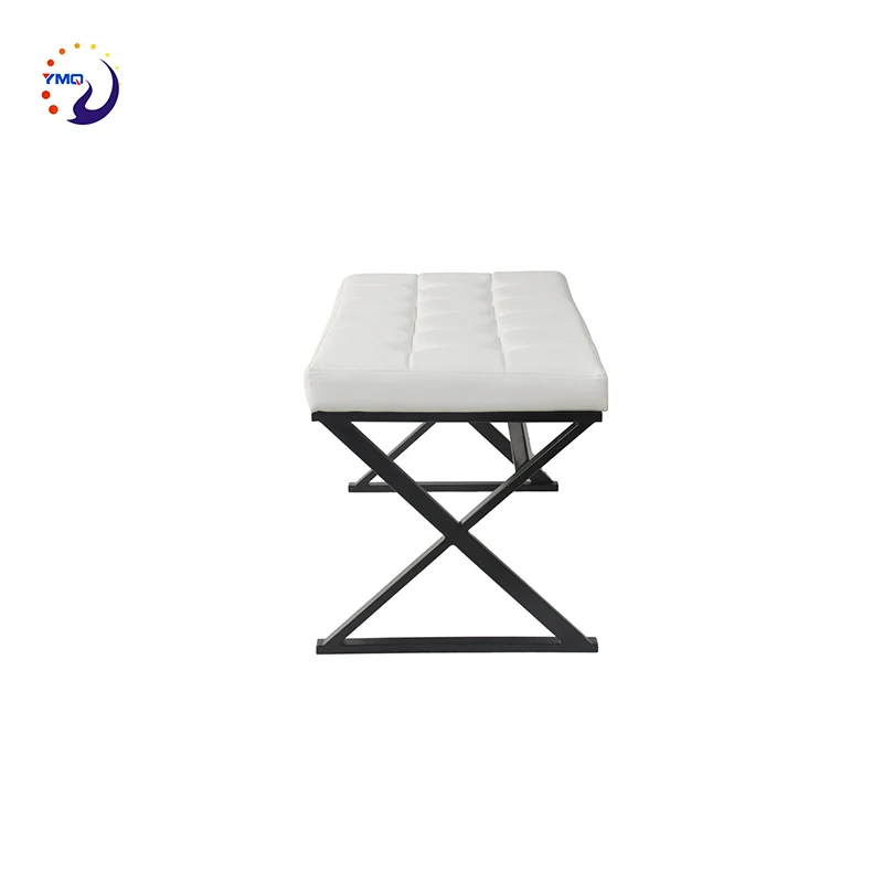 long bench white grey black chair from bazhou Y1226