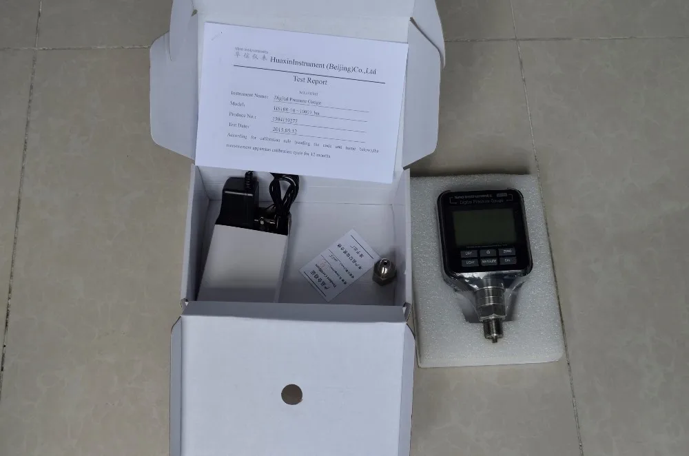 HS602 Intelligent Wireless Digital Pressure Calibrator Gauge With ABS Plastic Cover and Stainless Steel Bottomessure