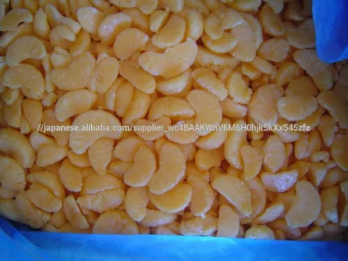 Frozen mandarin orange segments frozen orange