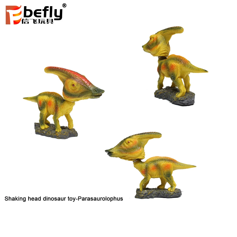 Реалистичная игрушечная Фигурка динозавра с вращающейся головой для украшения автомобиля