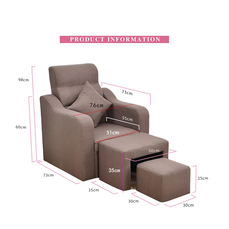 luxury style comfortable pedicure spa Massage chair for profession nail salon