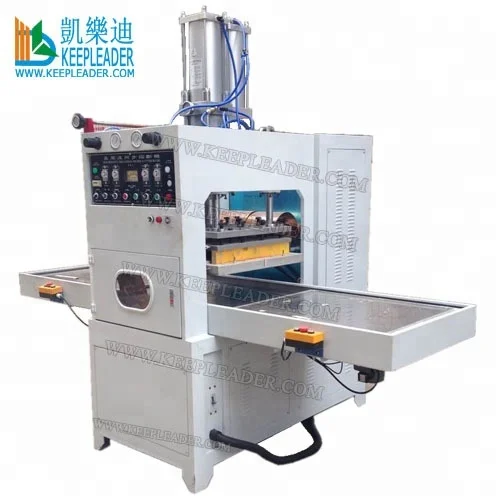 PET PVC Blister Pack Sealing Machine for Clamshell Blister Pack High Frequency Sealing of Auto Turntable Blister Pack HF Sealing