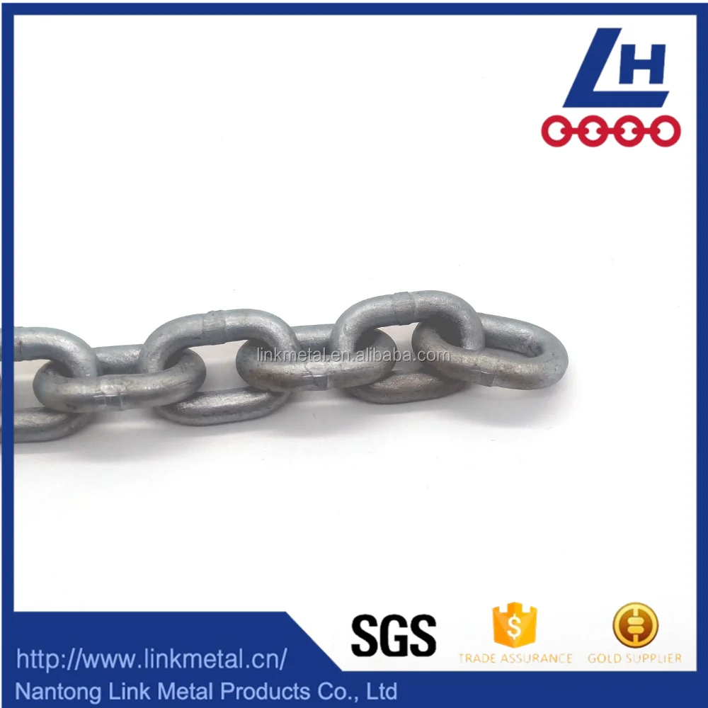 
G30 HOT DIP GALVANIZED ORDINARY MILD STEEL SHORT LINK CHAIN 