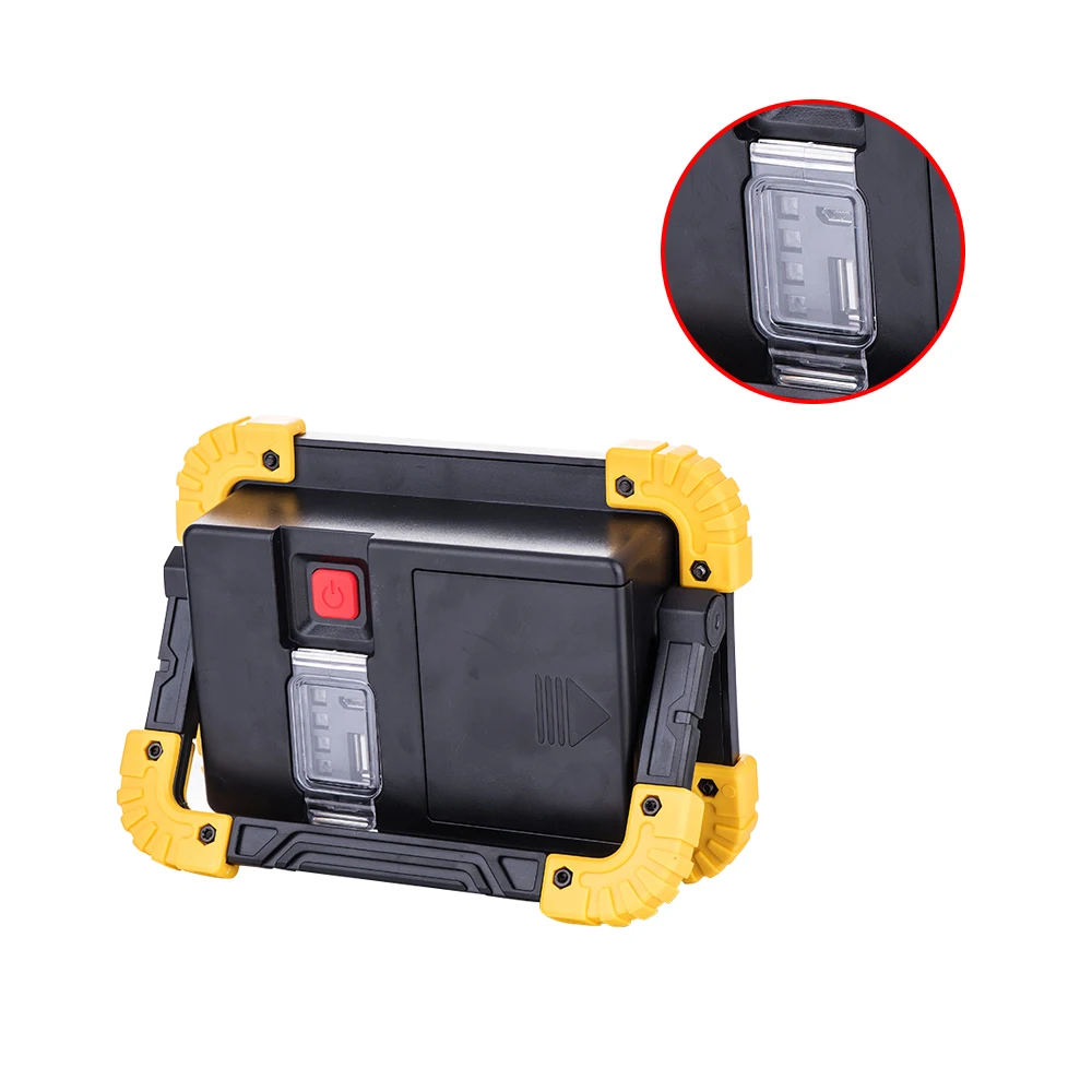 Portable 30W 1500LM HandHeld 2Pcs COB USB Charging LED Work Light,Multi-Functional High Bright Cordless rechargeable Work Light