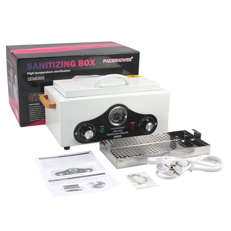 Дезинфицирующий мини-стерилизатор для ногтей KH360C