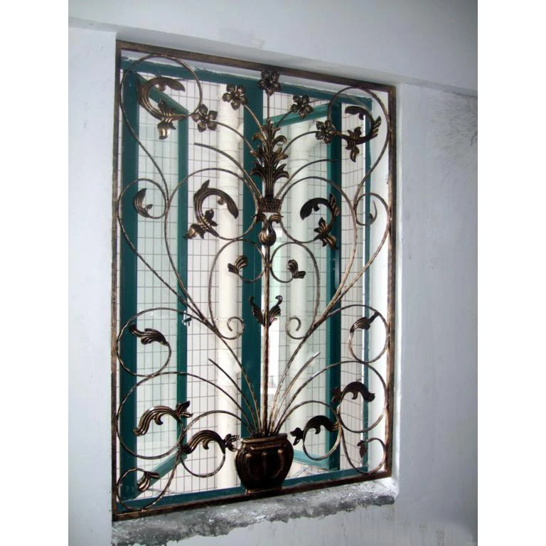 Лидер продаж конструкция кованого железа для окна