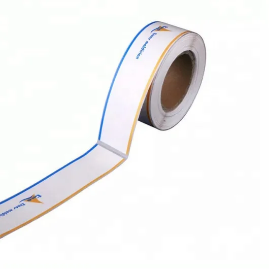 High quality airline  thermal luggage tag label roll printing