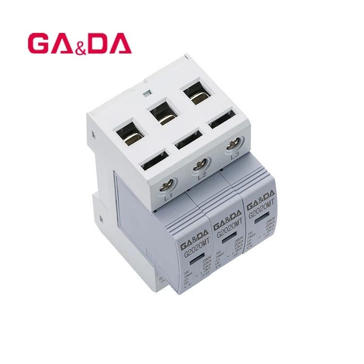  220v прибор переменного тока 3-полюсный для защиты от перенапряжений устройства в Китае (стандарты CE CQC