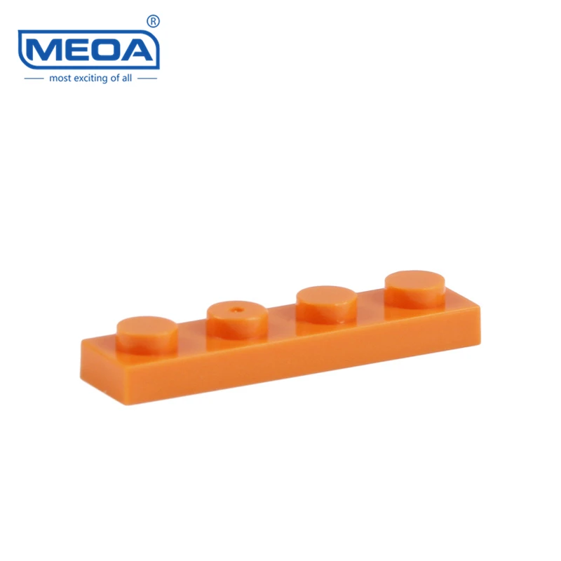 Wholesale Building Blocks Spare Parts 1X4 Bricks Assembly Kit 4 hole Blocks Parts MOC Creator Bricks Particle DIY Toys
