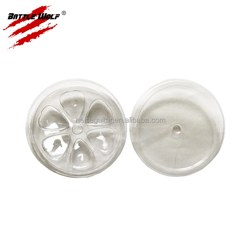 Professional 12Pcs Packaging Guitar Pick Pack Plastic