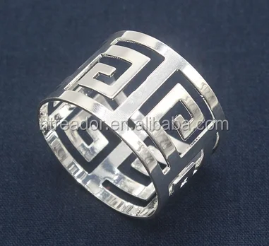 Wedding and Banquet Metal Napkin Ring Serviette Buckle