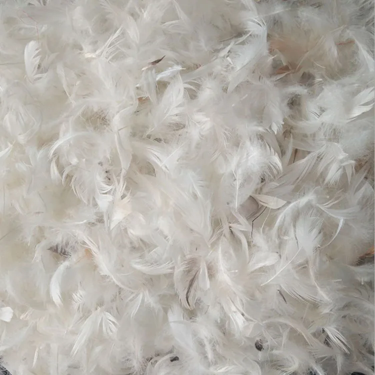 Wholesale high quality white washed duck down feather for sale