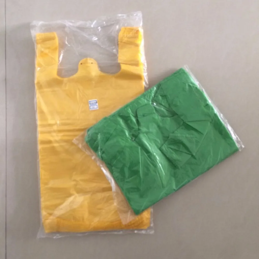 
wholesale T shirt type plastic packaging bag 