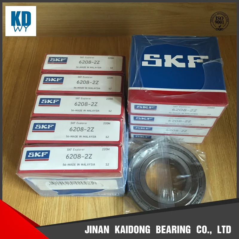 Немецкий высокое качество SKF подшипник радиальный шарикоподшипник 6208 2Z с размером 40*80*18 мм