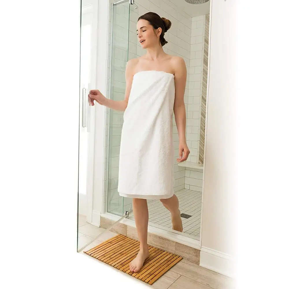 Wholesale insulated non slip bathroom Floor Mat bamboo Shower mat