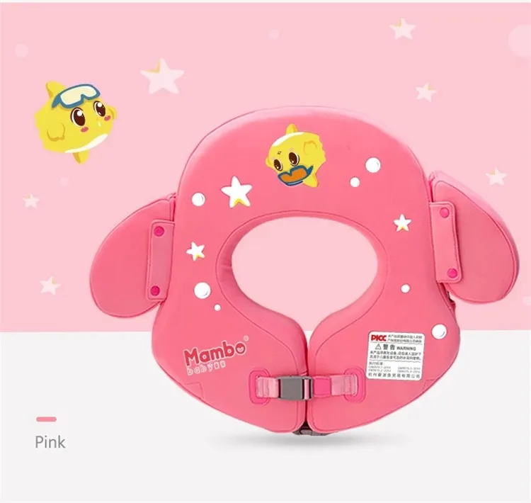 Baby swimming ring free inflatable infant armpit floating kids swim pool accessories circle bathing solid double raft rings toy