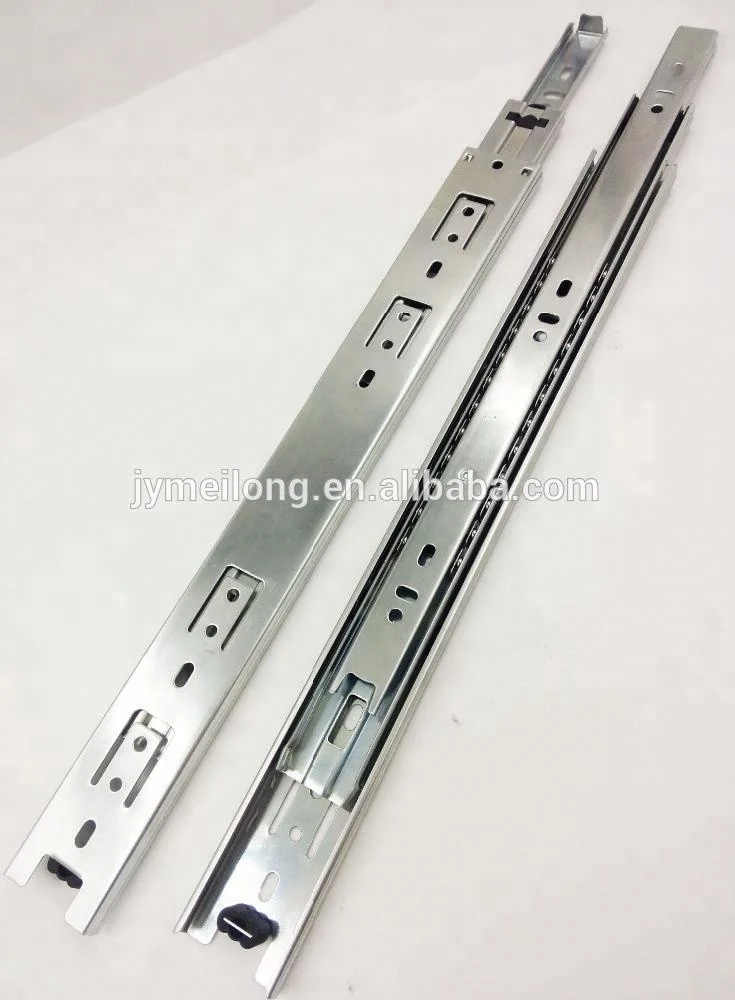 Telescopic Channel Drawer Slide / Kitchen Drawer P arts / Ball Bearing Cold Roll Iron Telescopic Drawer Slide MEILONG