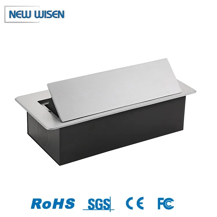 Furniture Power Distribution Units Desktop Flip Phone Socket Box Tabletop Socket Standard Grounding