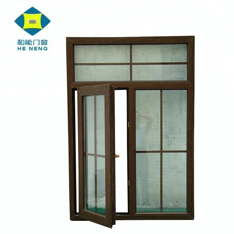 PVC  Casement Windows With Grills Design windows and doors casement windows