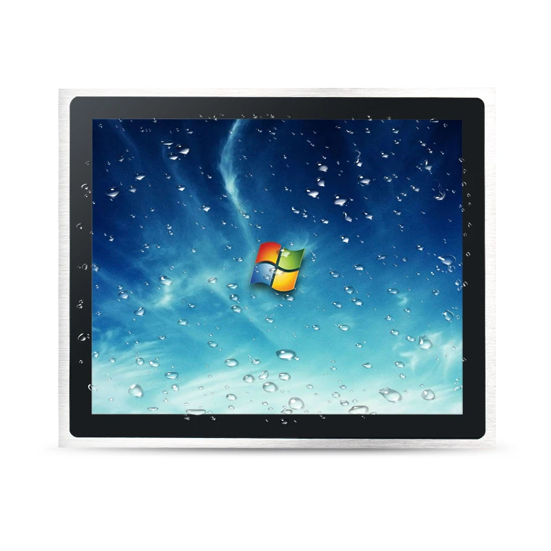 8 дюймов открытой рамки промышленного сенсорный экран мини-панель ПК с передней IP65 водонепроницаемый