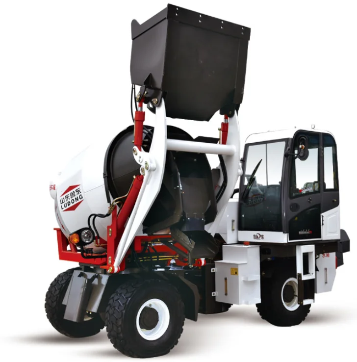 self-loading concrete mixer,automatic feeding tank agitator mixer ,dumper concrete mixer can make the working efficiency higher