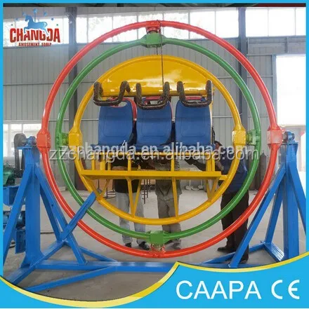 
3D space ring,human gyroscope,Amusement park game machine 
