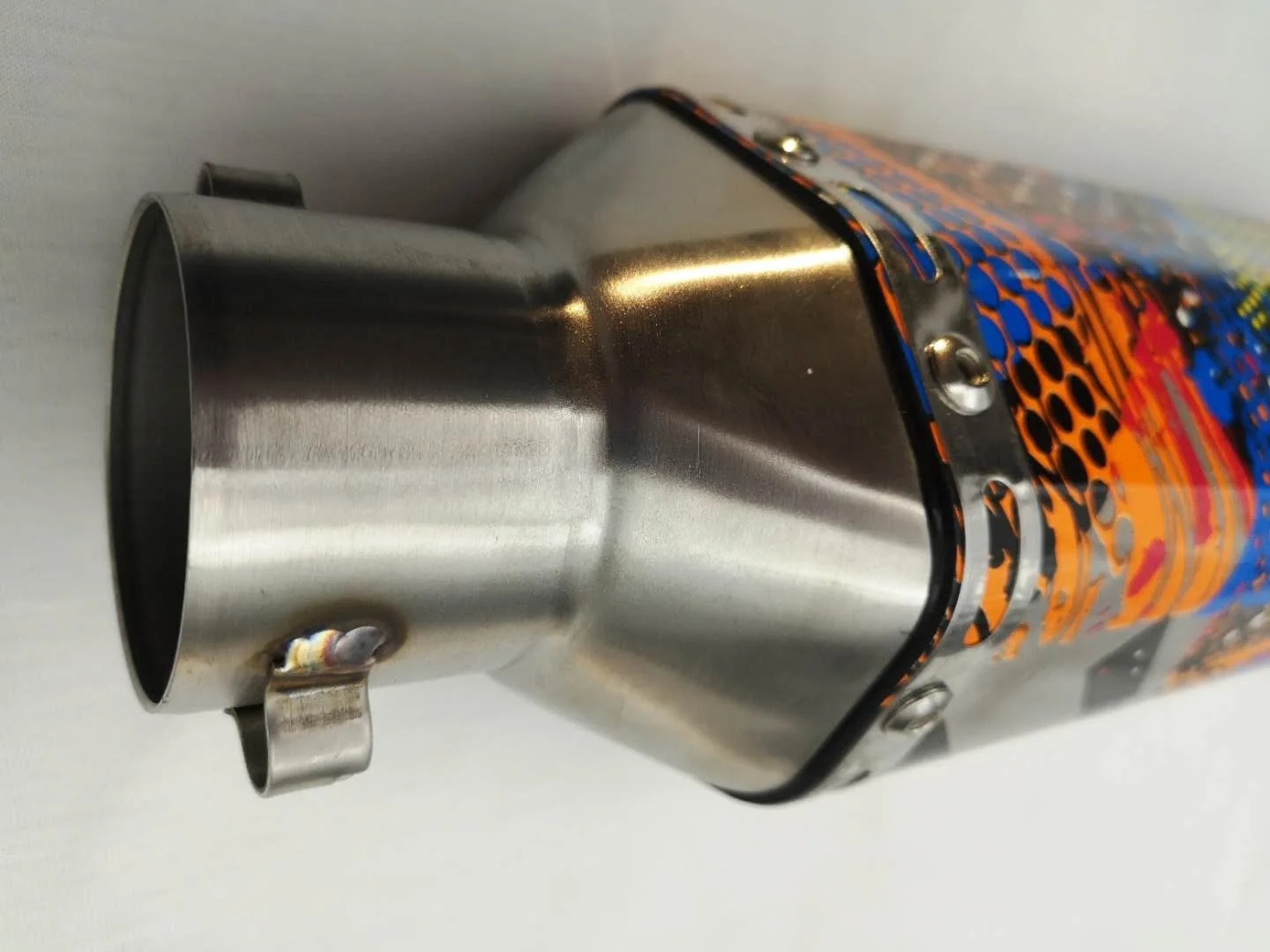 Глушитель выхлопной трубы мотоцикла CRAZY OLD MAN, модель RY17 Шестигранная, для системы выхлопной трубы мотоцикла 150-400 куб. См