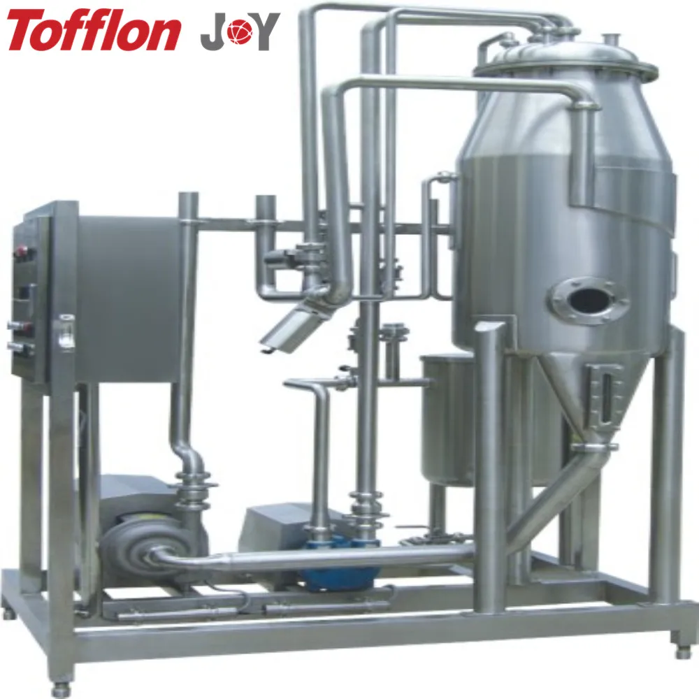 Milk machine/degasser for milk processing