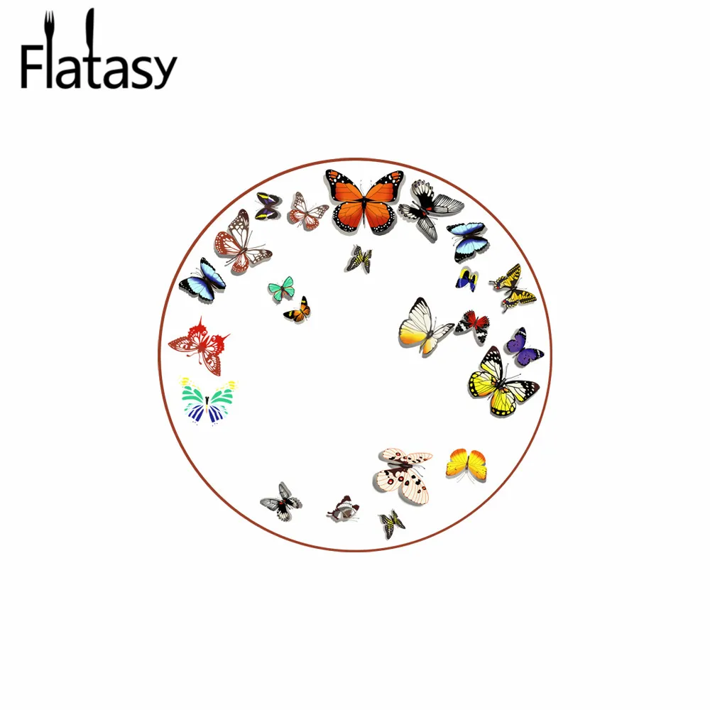 Wholesale rose gold rim custom printed butterfly ceramic plate for wedding