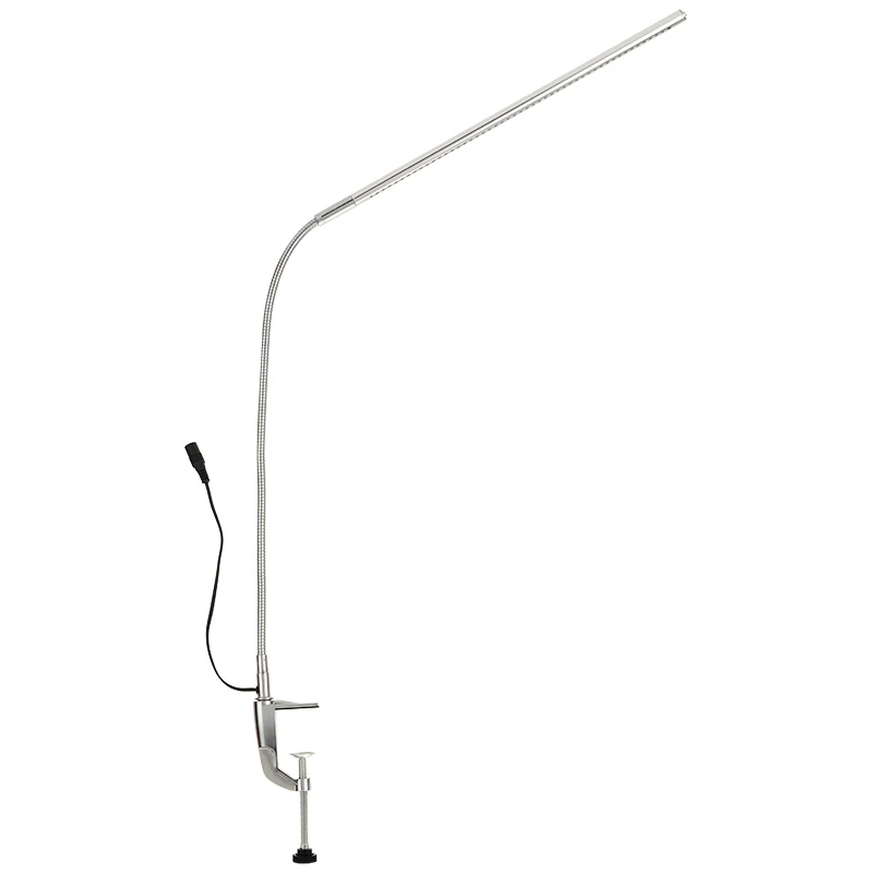 Slim business led desk lamp flexible arm led nail desk lamp