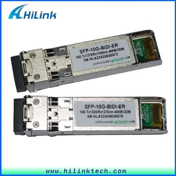 40km одного реёиме sfp волокна 10g sfp+ биди