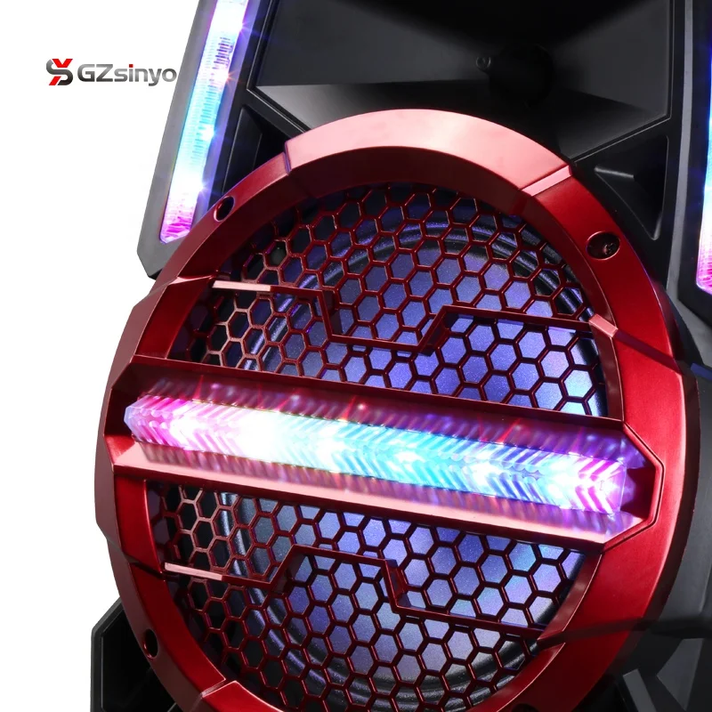 
8 inch private rechargeable portable trolley outdoor speaker 