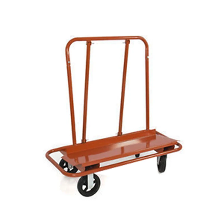 Warehouse 4 wheel metal platform hand truck