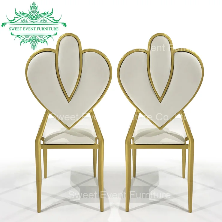 wholesale price aluminum chaise banquet hotel chair gold colour