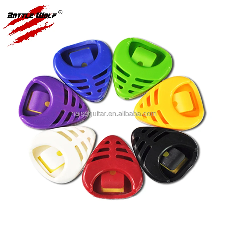 Wholesale Purple Guitar Pick Holder Triangle Guitar Pick Case