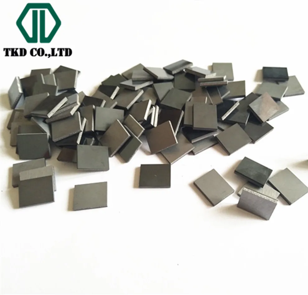 PCD blanks and cutting tips-rectangle shape for Stone Cutting
