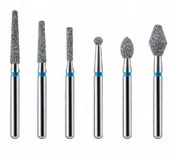 
Rubber Grinding Head Low and High Speed Grinding Head Tungsten Carbide Steel Diamond Burs Dental Drill Bur Tools for Dentist 