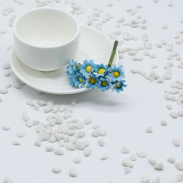 Shininglife flower garland with small sun flower  bouquet decorative artificial flower garland