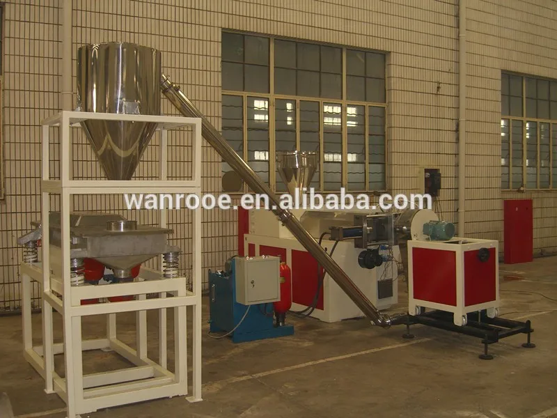 Конический двухшнековый пвх гранулирования машина