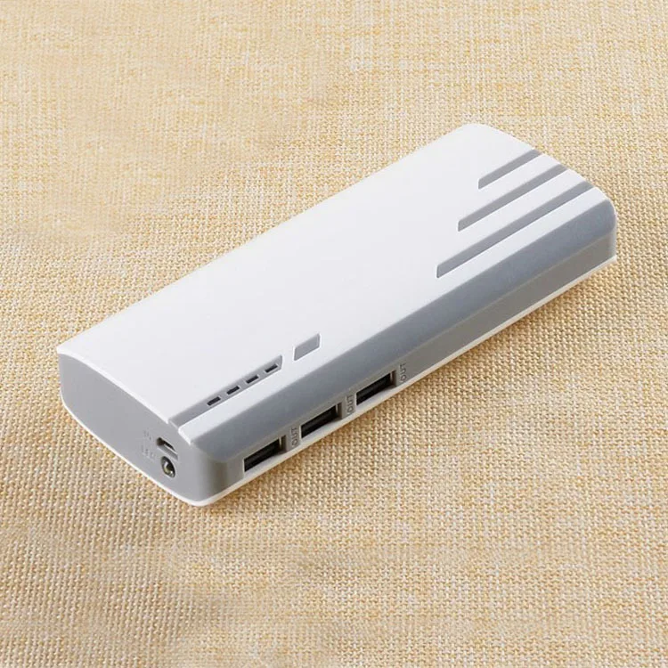 3 USB Внешнее зарядное устройство Power Bank, рекламные аккумуляторная Power Bank со светодиодным индикатором заряда