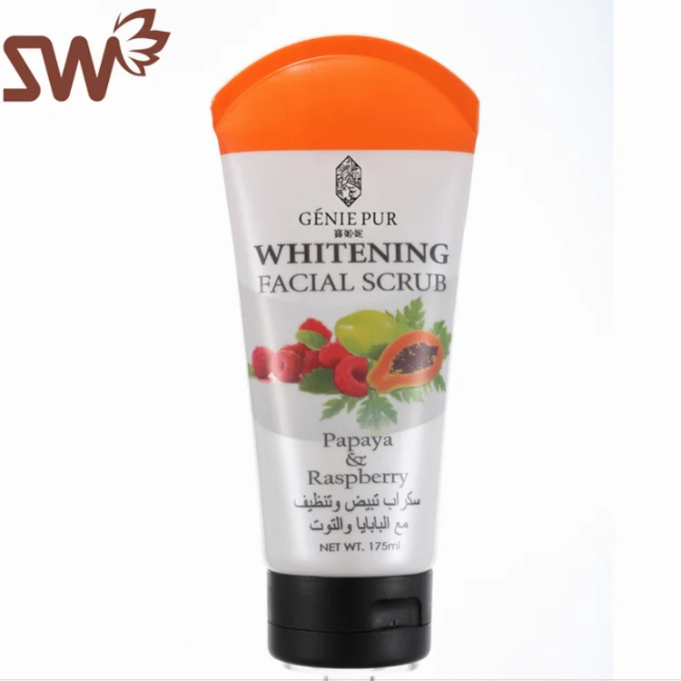 
 Oem и odm label естественно фрукты скраб для лица clear пятна и угри скраб для лица  